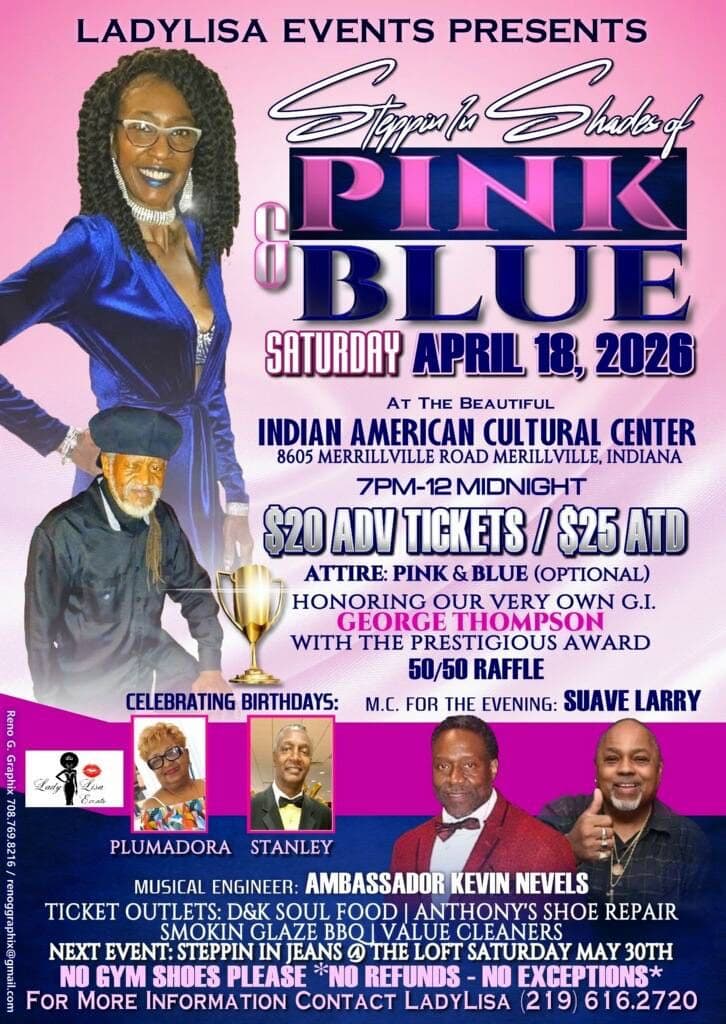 Steppin In Shades of PINK & BLUE