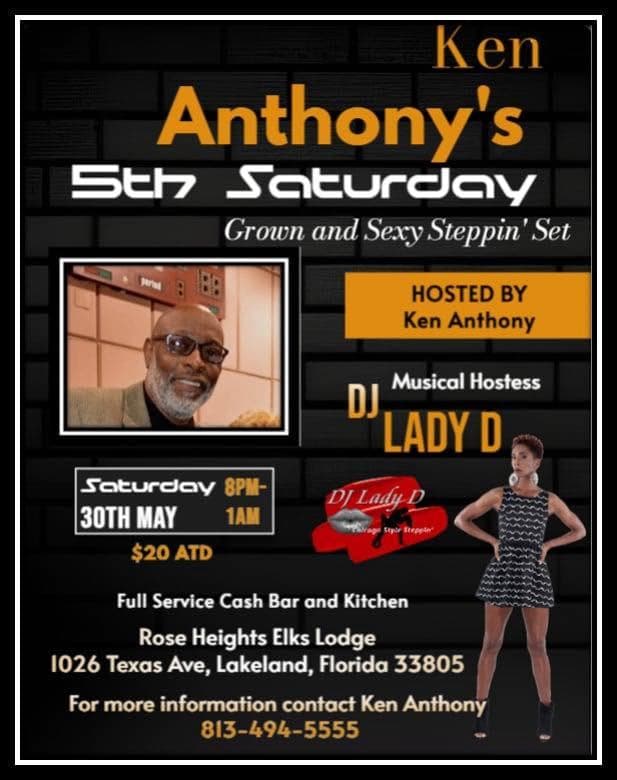 Ken Anthony's 5th Saturday Grown and Sexy Steppin' Set