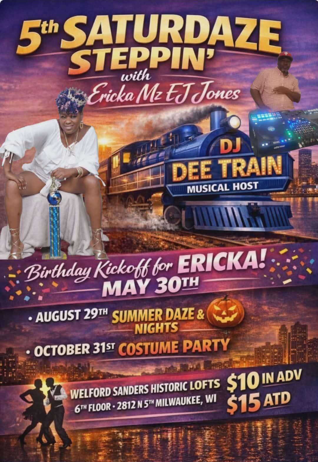 5th Saturdaze Steppin' with Ericka Mz EJ Jones